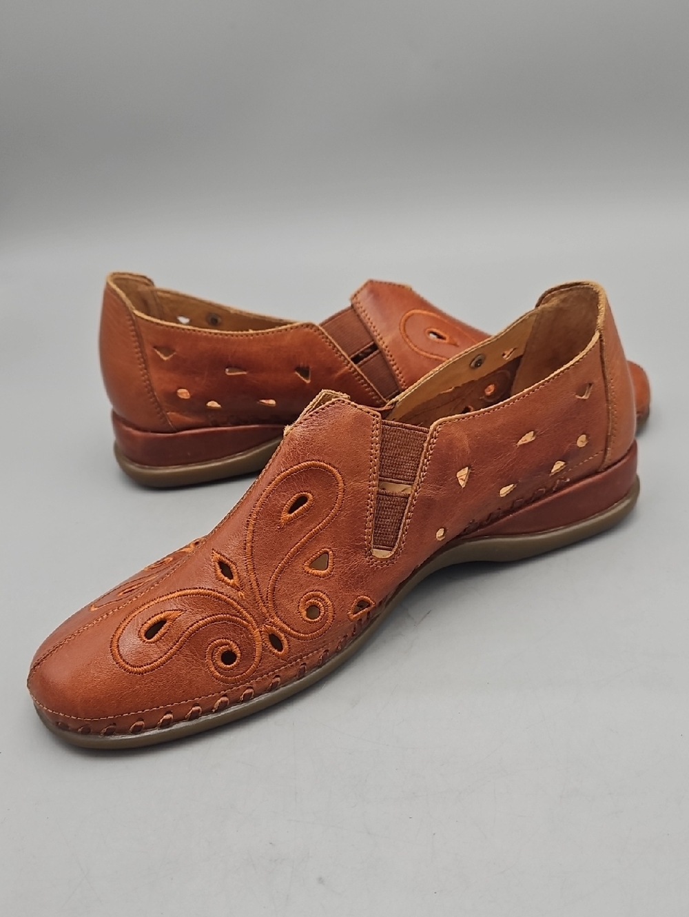Pikolinos Jerez Leather Moccasins Women 38 US 8 - Picture 5 of 12